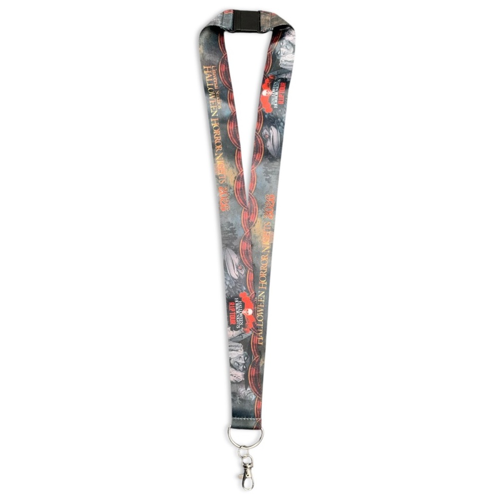 Halloween Horror Nights Hollywood 2026 Lanyard RIP TOUR